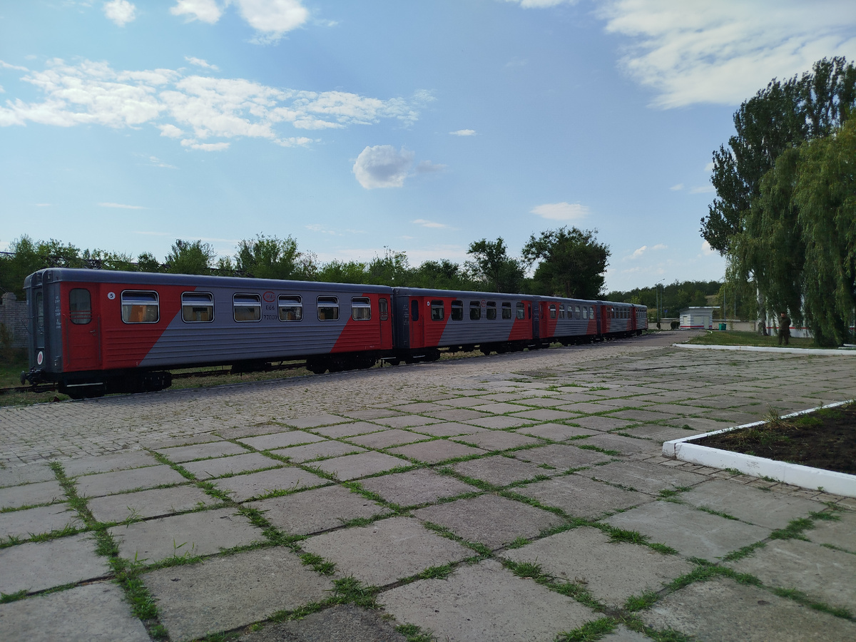 Вагоны поезда.