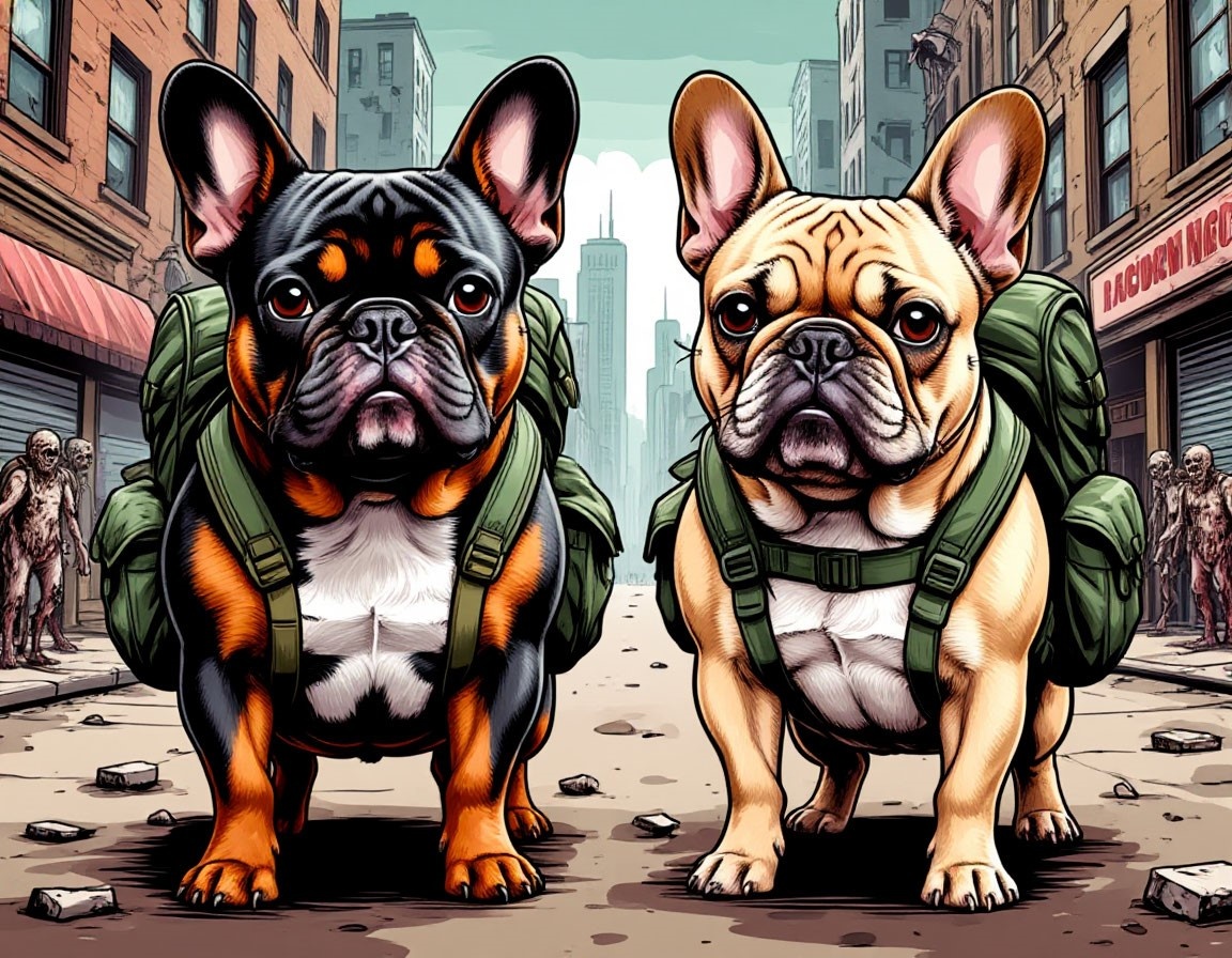 Изображение мое из Шедеврума. Кекс и Монти готовы, здоровы, спокойны. А вы?