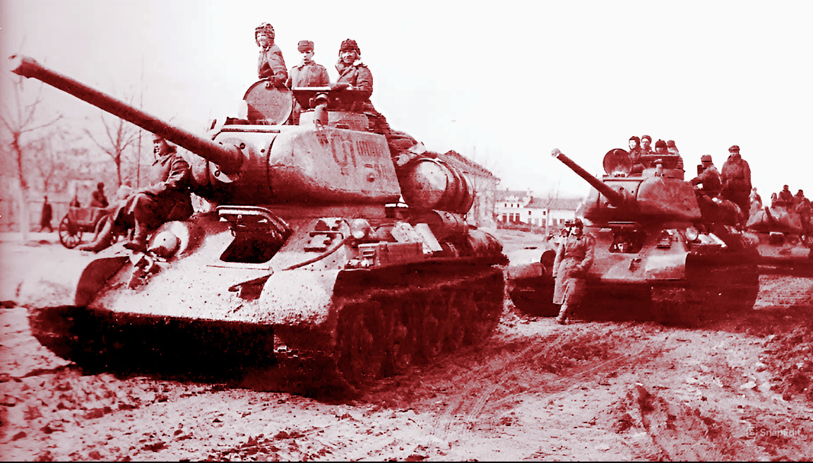 Взвод Т-34-85.