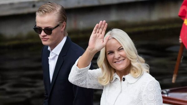 Мариус Борг Хейби и кронпринцесса Норвегии Метте-Марит