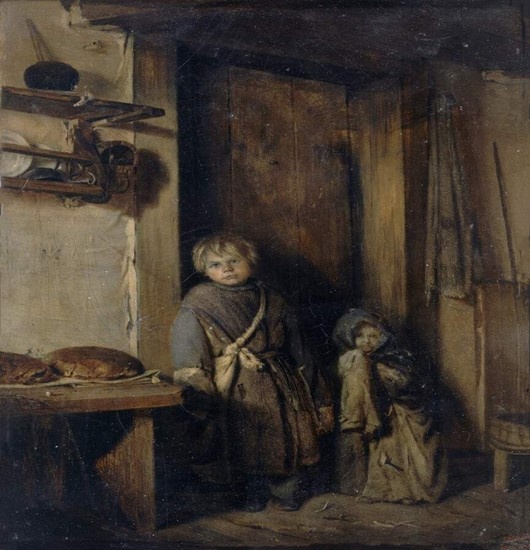 Чистяков Нищие дети» 1862 год. Фото из открытого доступа