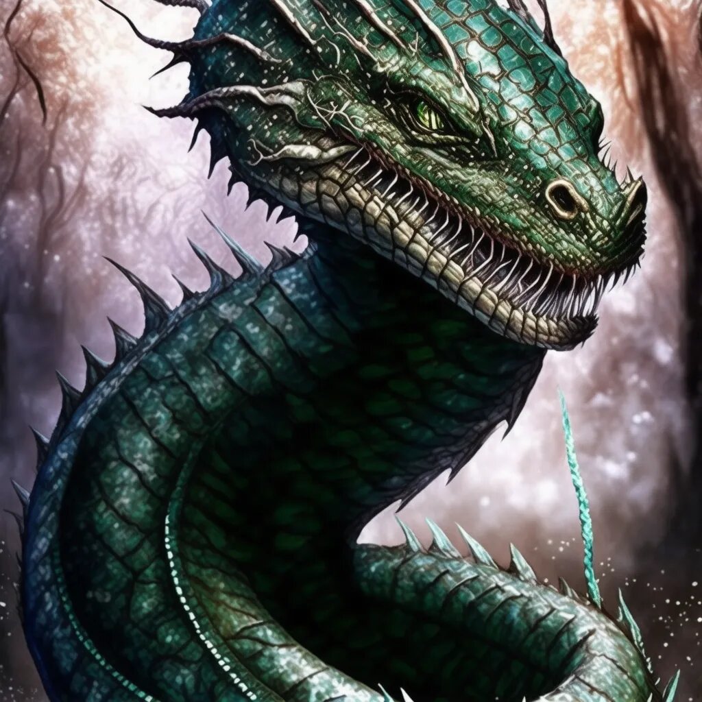 Первоначальный образ василиска.