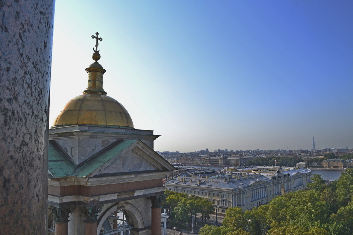 Фото автора. Непривычно ровный горизонт.