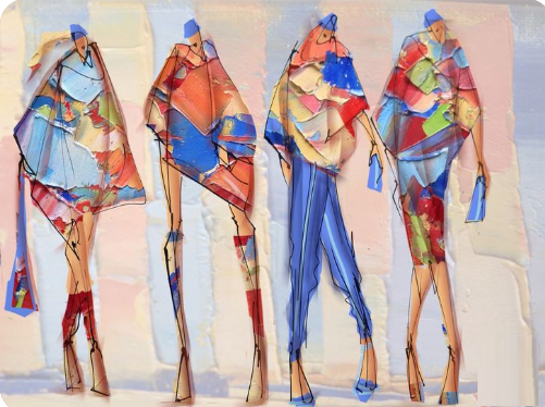 Модный Дизайн Эскизы /Natalia Quattromani's sketches / pinterest.com/pin/natalia-quattromanis-sketches