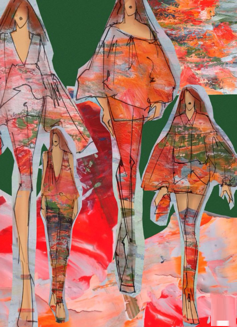 Модный Дизайн Эскизы /Natalia Quattromani's sketches / pinterest.com/pin/natalia-quattromanis-sketches