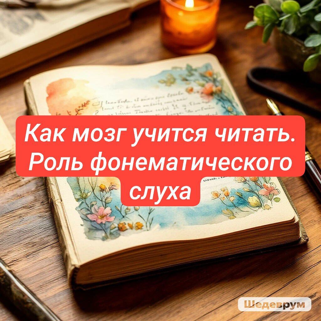 Как мозг учится читать. Роль фонематического слуха