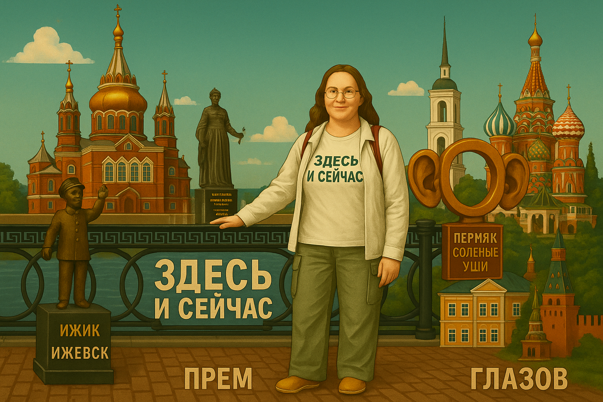 Не скажу, что я в восторге от этого коллажа... Но буду честна – меня ИИ покорежил меньше, чем Пермь...