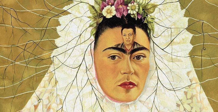 Фрида Кало «Автопортрет в образе Техуаны (Диего в моих мыслях)», 1943 год. Фото картины взято из открытого источника