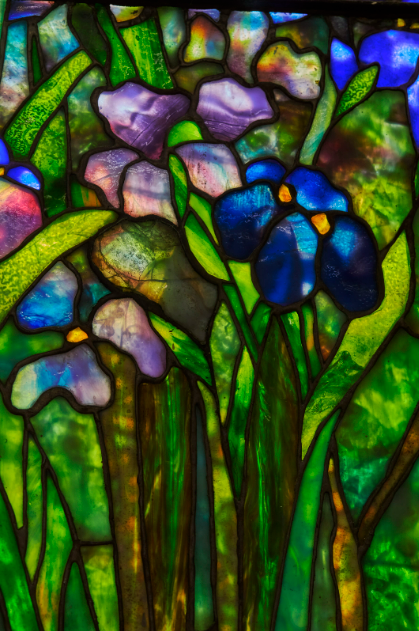 Фрагмент фитражного окна Tiffany Studios