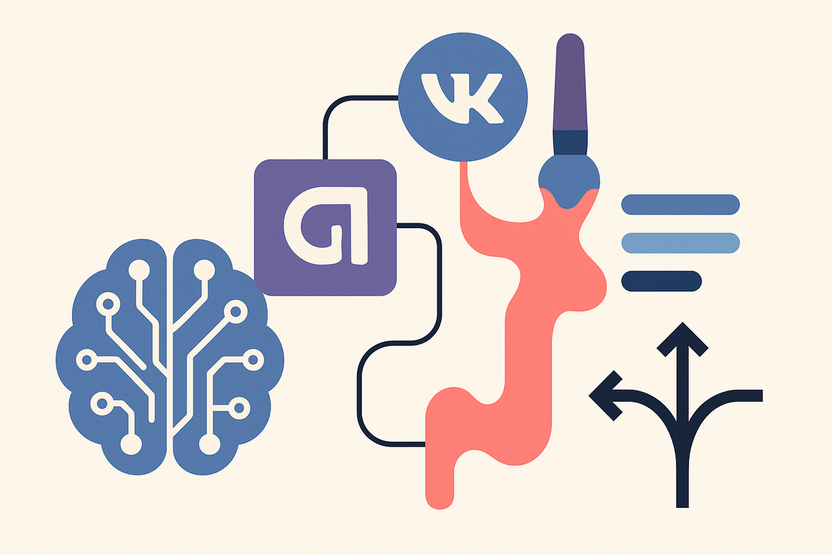    Make.com и ВКонтакте: автоматизация публикаций, взаимодействие с аудиторией Цезариум