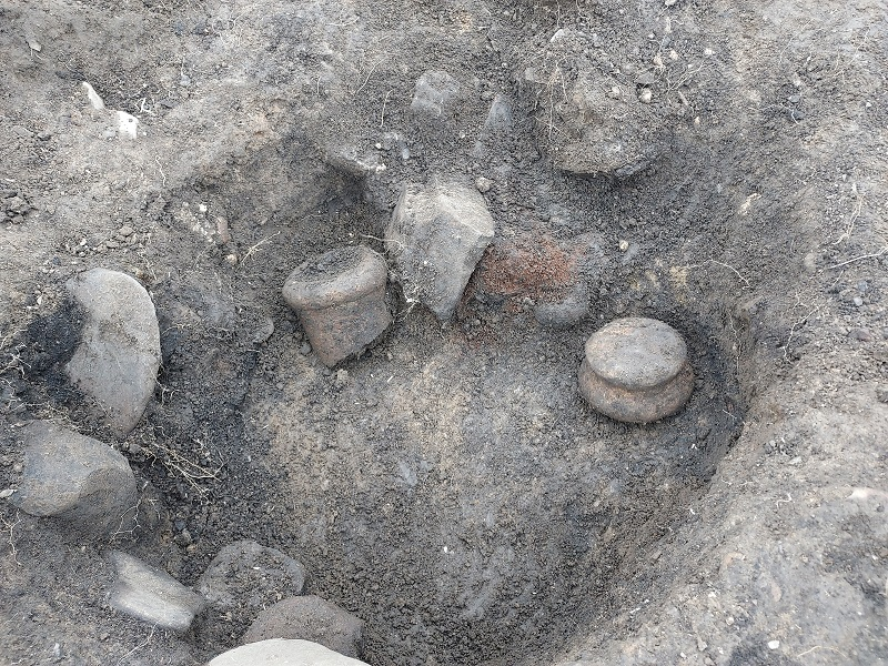 Единственный глиняный горшок за столько лет. И тот римский, и не ирландцы им пользовались.