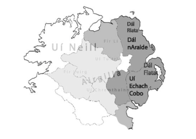 Область, где в VIII веке началось возрождение гончарного ремесла. Совершенно однозначно, что так называемые "сосуды из подземелий" стали делать три племени, которые к Ирландии имеют чисто территориальное отношение.