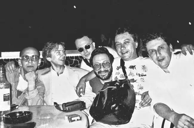 Андрей Сапунов, Алексей Романов, Михаил Шевяков, Евгений Маргулис, Сергей Кавагоэ, Алексей Макаревич. 1994 год