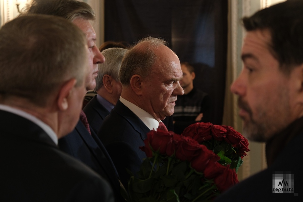    Лидер КПРФ Геннадий Зюганов / Источник: Василий Иванов © ИА REGNUM