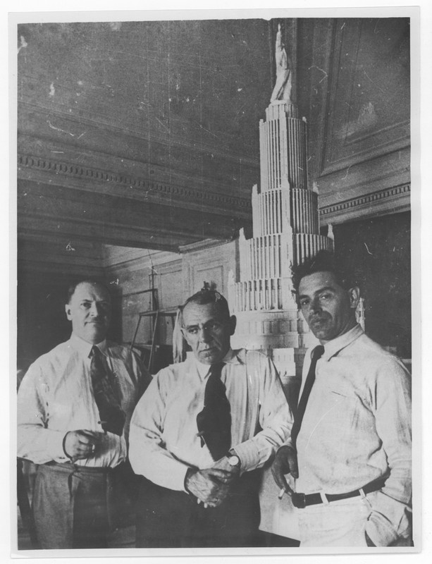 Совместное фото наиболее известного авторского коллектива Дворца Советов.