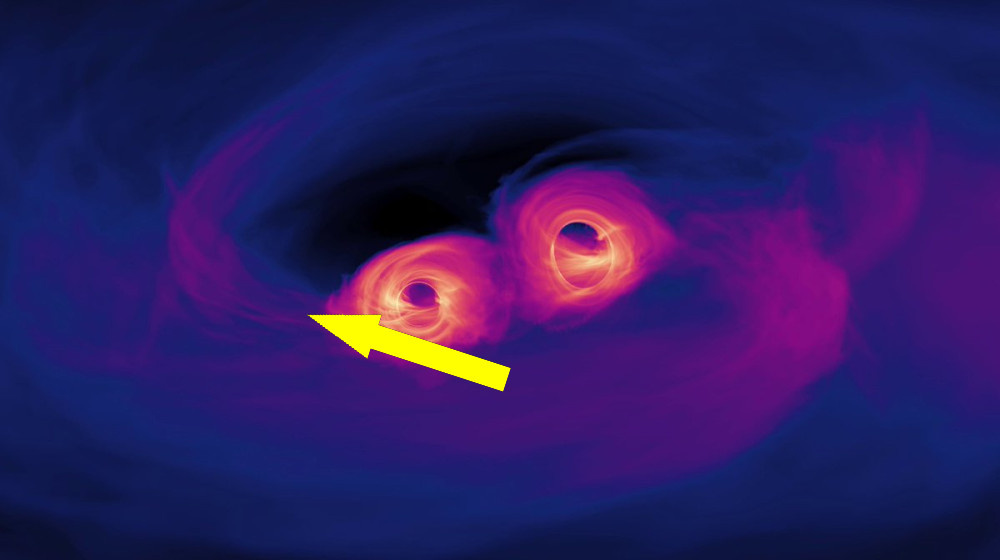    Тайна слияния черных дыр раскроется через космические катастрофы