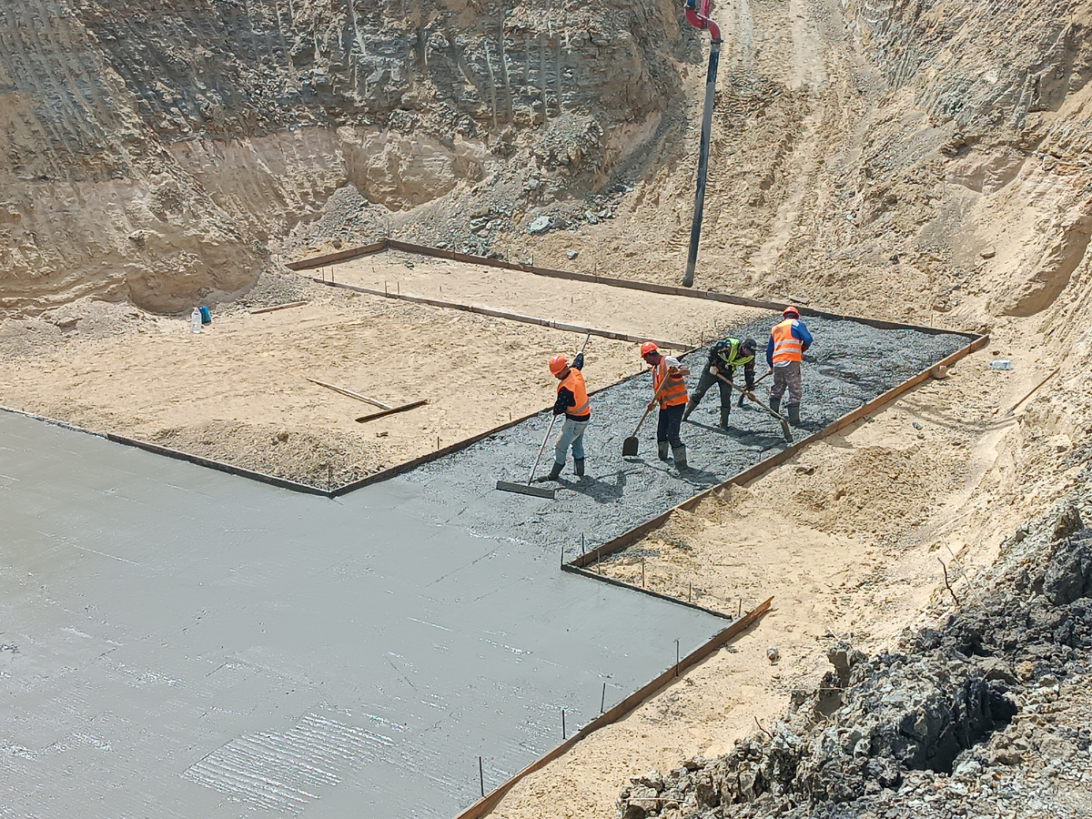 Устройство подбетонки