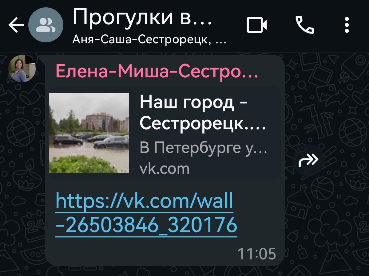 Скриншот экрана моего телефона / 4 июля 2025