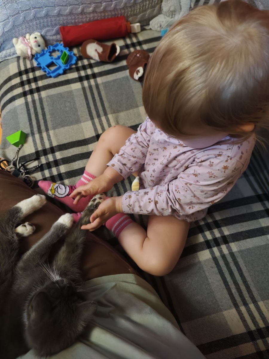 Леля и Баська. Фото дочери