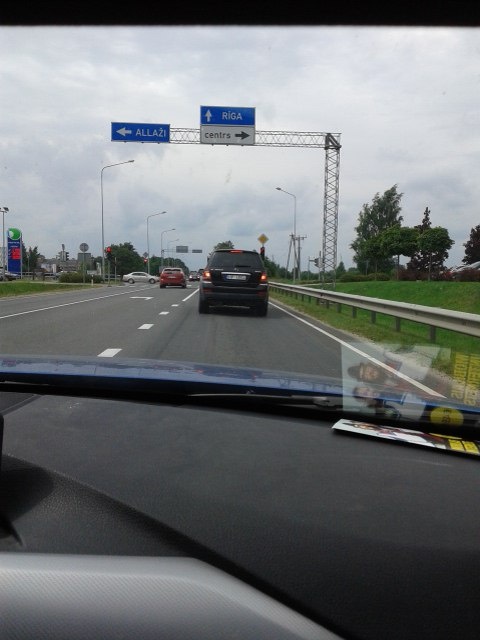 Едем в рижском направлении. 