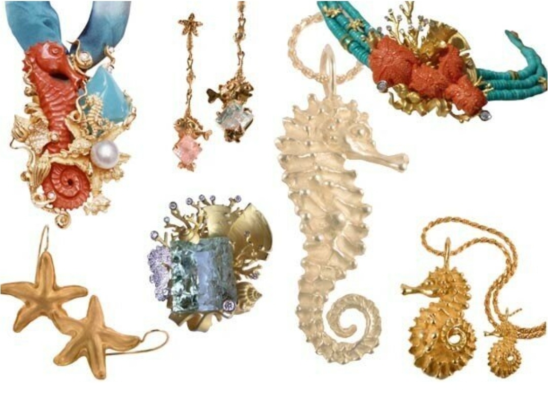 Украшения на морскую тему от дизайнера Массимо Иззо.