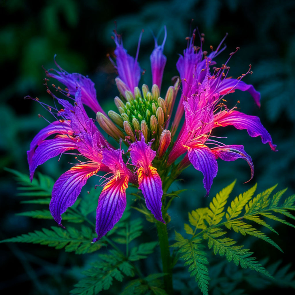 Так видит цветок папоротника Шедеврум