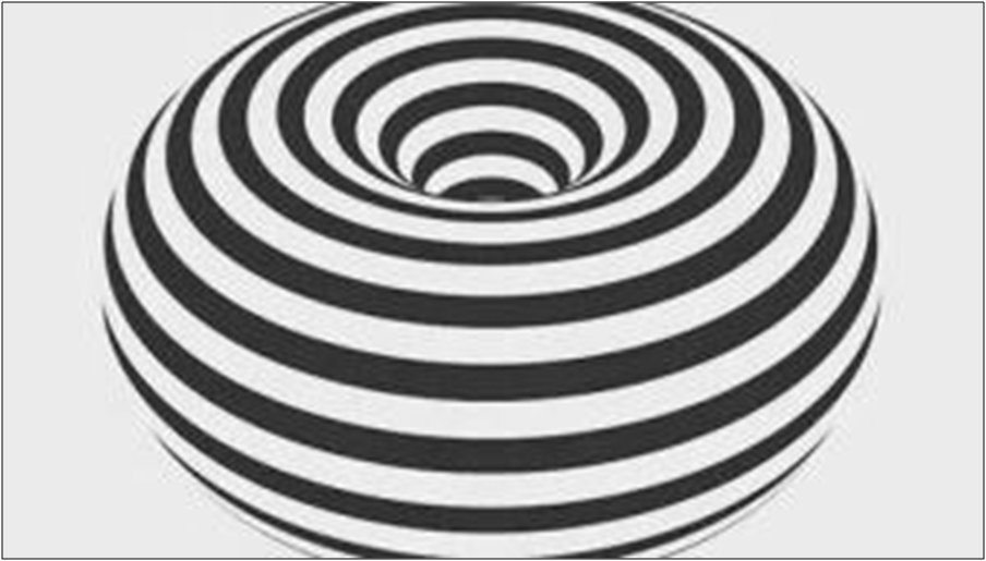 Рисунок 2. Условная сфера Вселенной, состоящая  из двух состояний Энергии.

