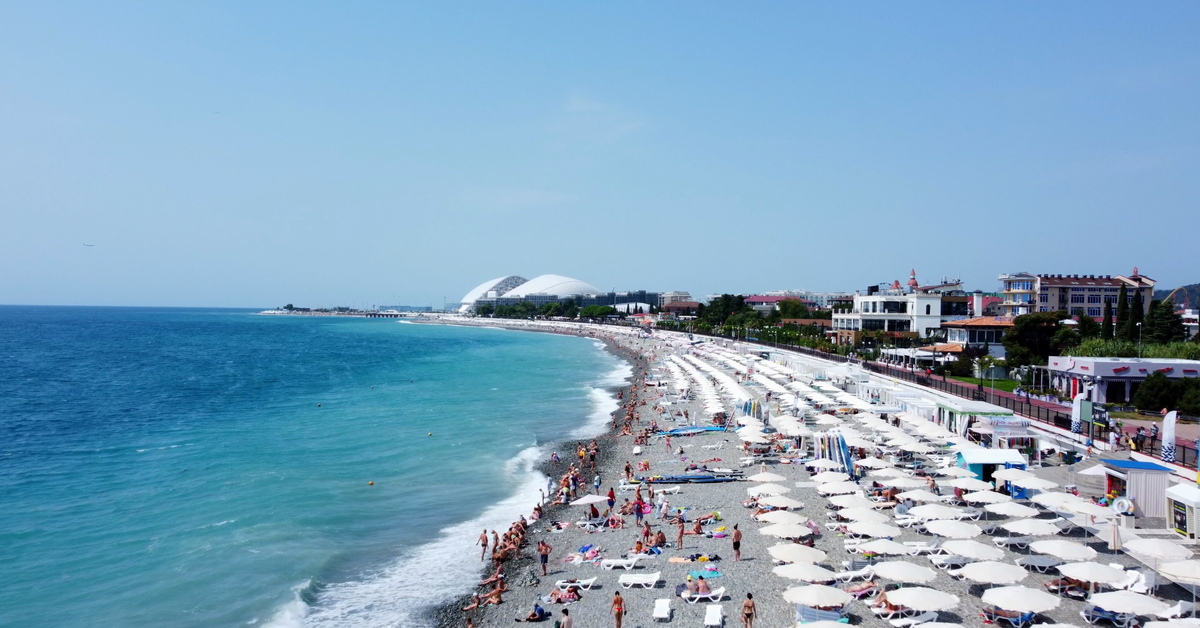 Пляж в ФД Сириус. Фото из открытых источников "Яндекс.Картинки".