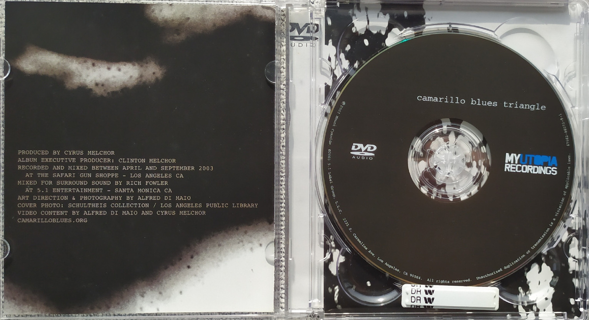 Camarillo Blues Triangle "Camarillo Blues Triangle" DVD-Audio The Cell Series – Cell: Four - диск