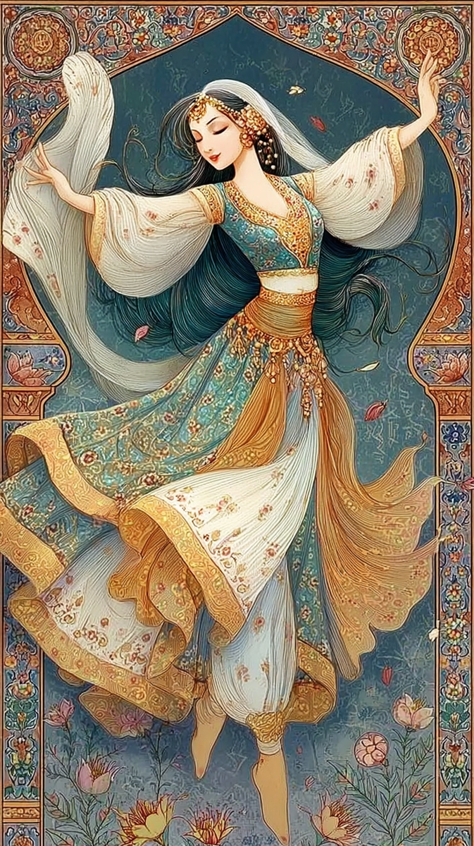 Восток - дело тонкое. Моя иллюстрация с помощью нейросетей