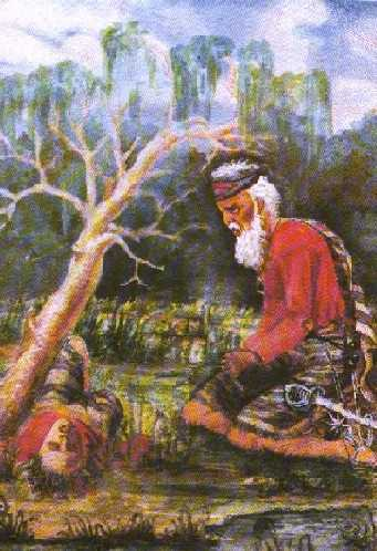 Парагвайский солдат перед телом своего сына (картина Хосе Игнасио Гармендиа). Источник изображения: сайт ru.wikipedia.org