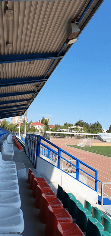 Стадион "Триумф". Вид изнутри