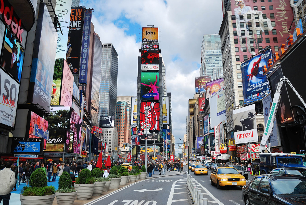 Times Square NYC. Pinterest