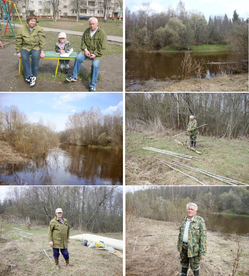 30 апреля 2011 года. Берег реки Дубна рядом с пансионатом Вербилки.