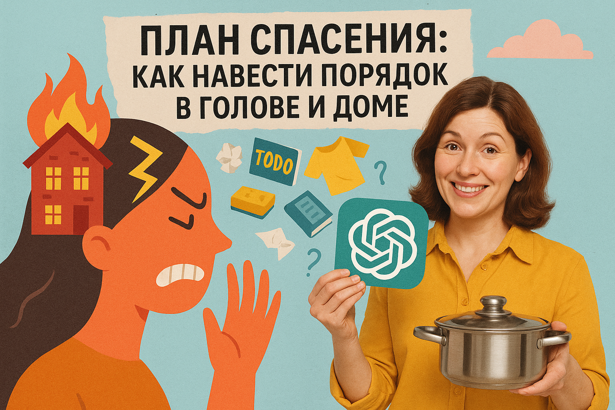Как навести порядок в голове и доме, когда всё бесит:
