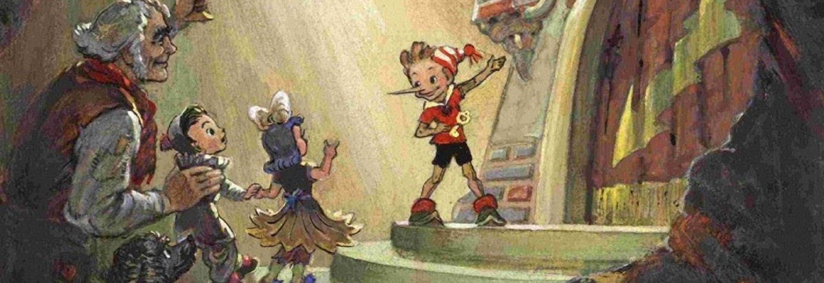 Алексей Толстой "Золотой ключик, или Приключения Буратино". Художник Л.В. Владимирский