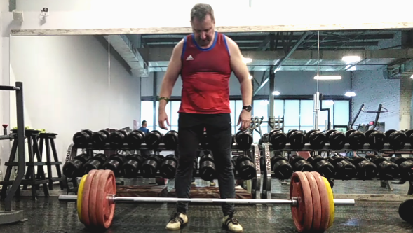 Завершающий подход в становой тяге...