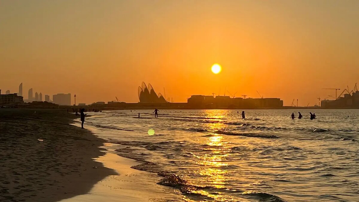 Закат на Саадияте