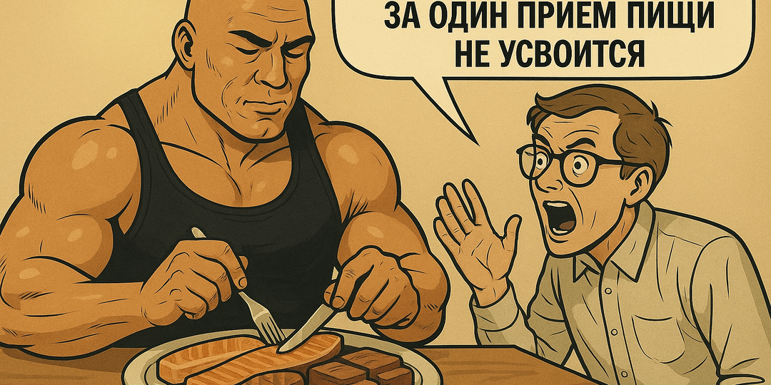 Больше 30 гр белка не усваивается ?