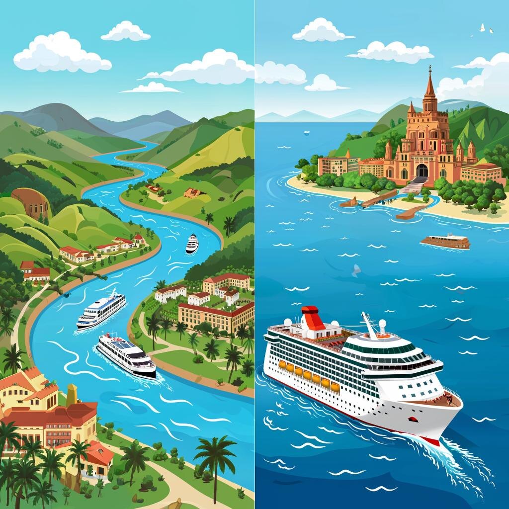 Речной круиз vs. Отдых на море: Большое сравнение