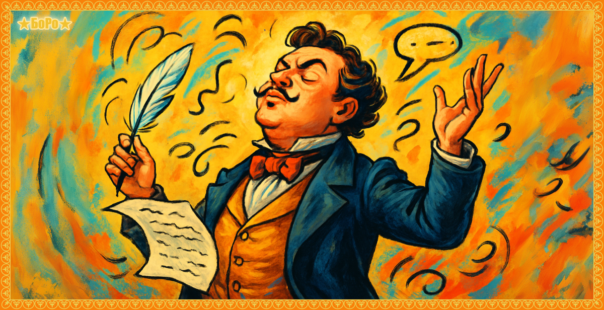 Порой, в стремлении за патетикой, выражаясь витиевато, мы запутываем не только других, но и самих себя.