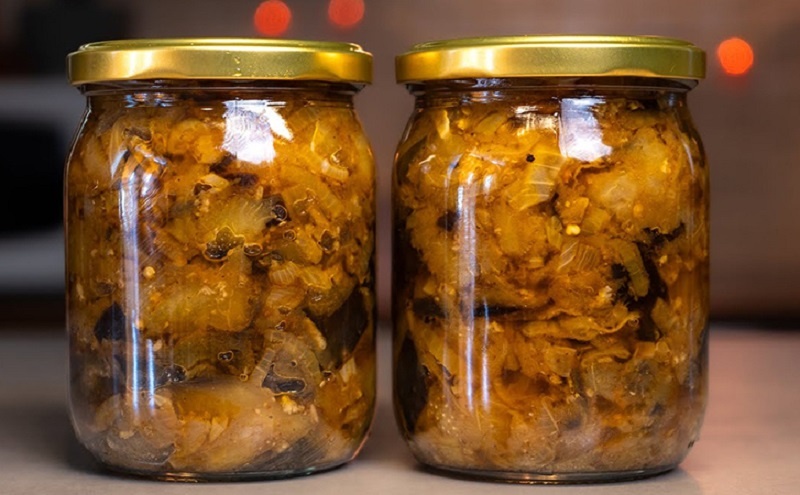 Баклажаны по-грузински с чесноком на зиму: ароматная зимняя закуска, покоряющая с первой ложки