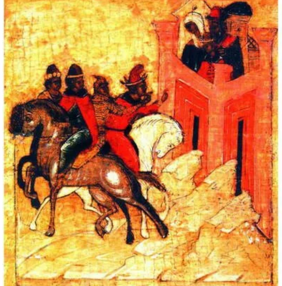 Снятие осады с города Казани, из интернета.