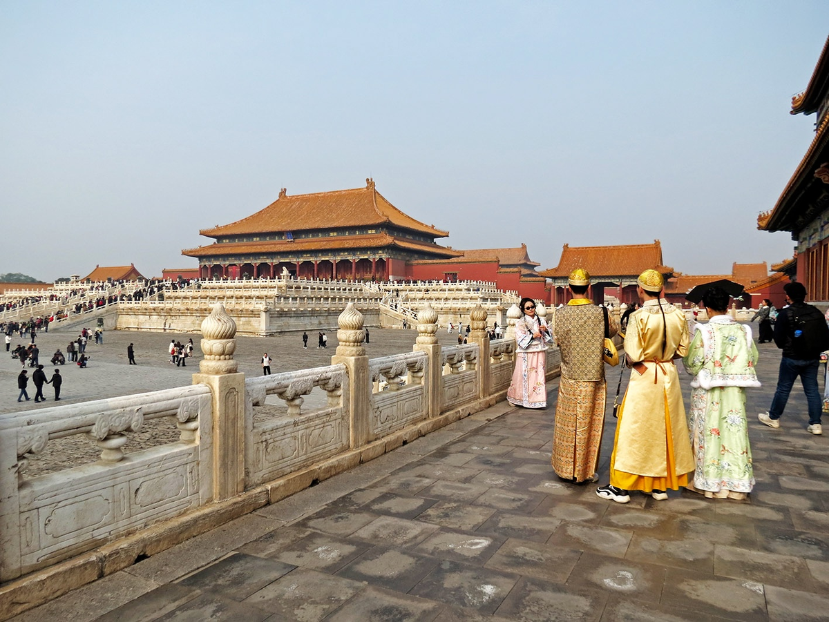 Пекин, в Запретном городе.