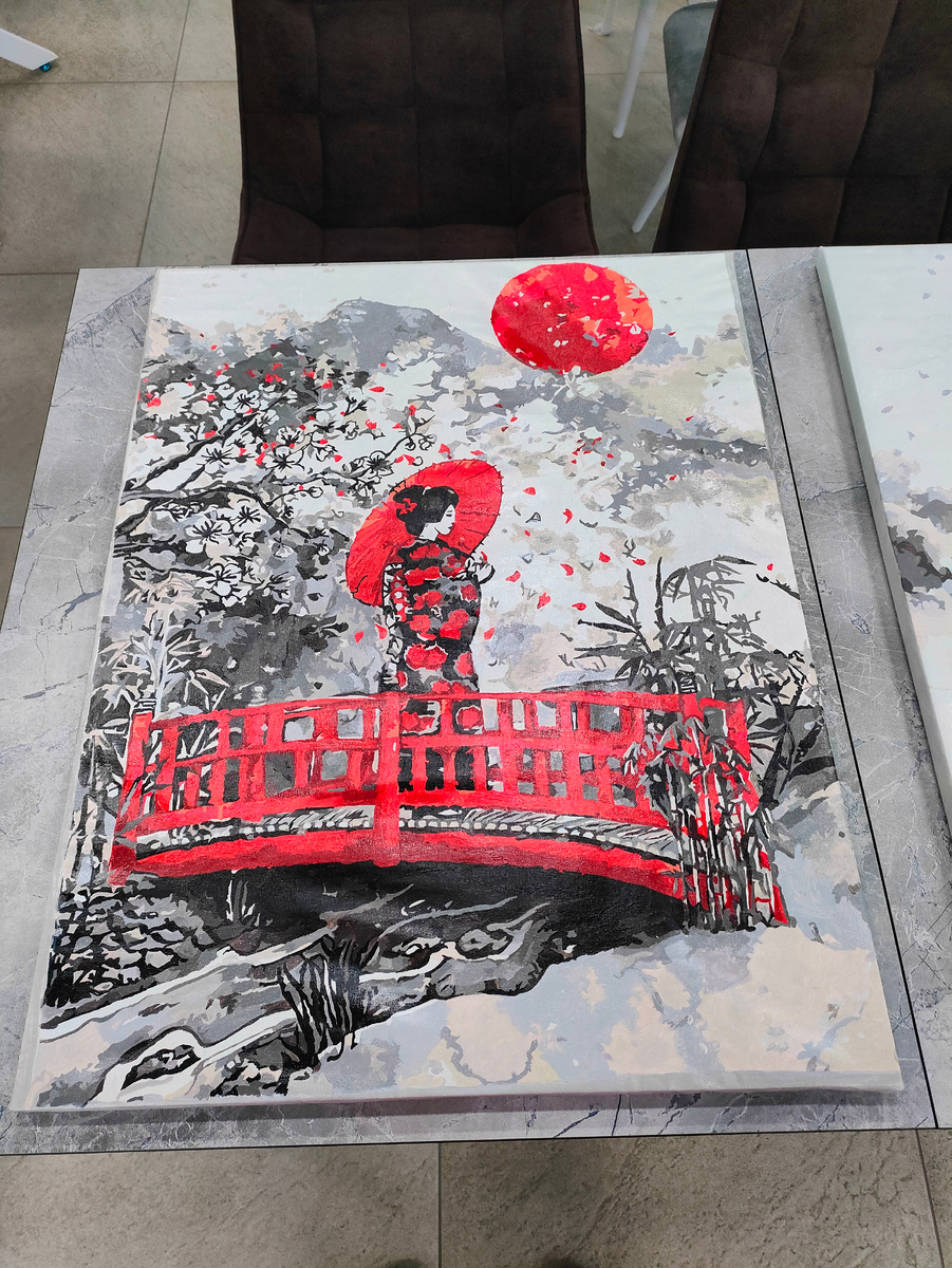 Гейша на мосту