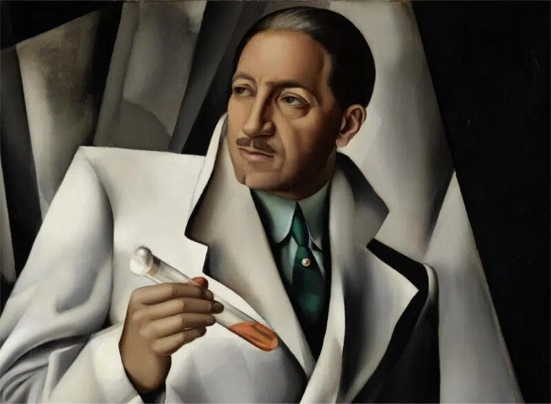 Тамара де Лемпицка «Портрет доктора Букара» , холст, масло, 78 x 137 см, 1929, аукционный дом Christie's, официвльный сайт - www.christies.com