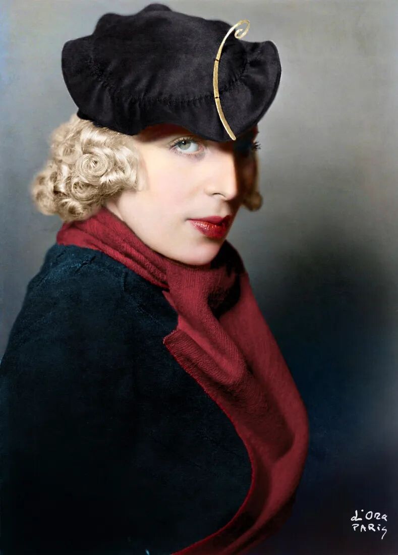 Мадам де'Ора,  фотопортрет Тамары де Лемпицка, 1929