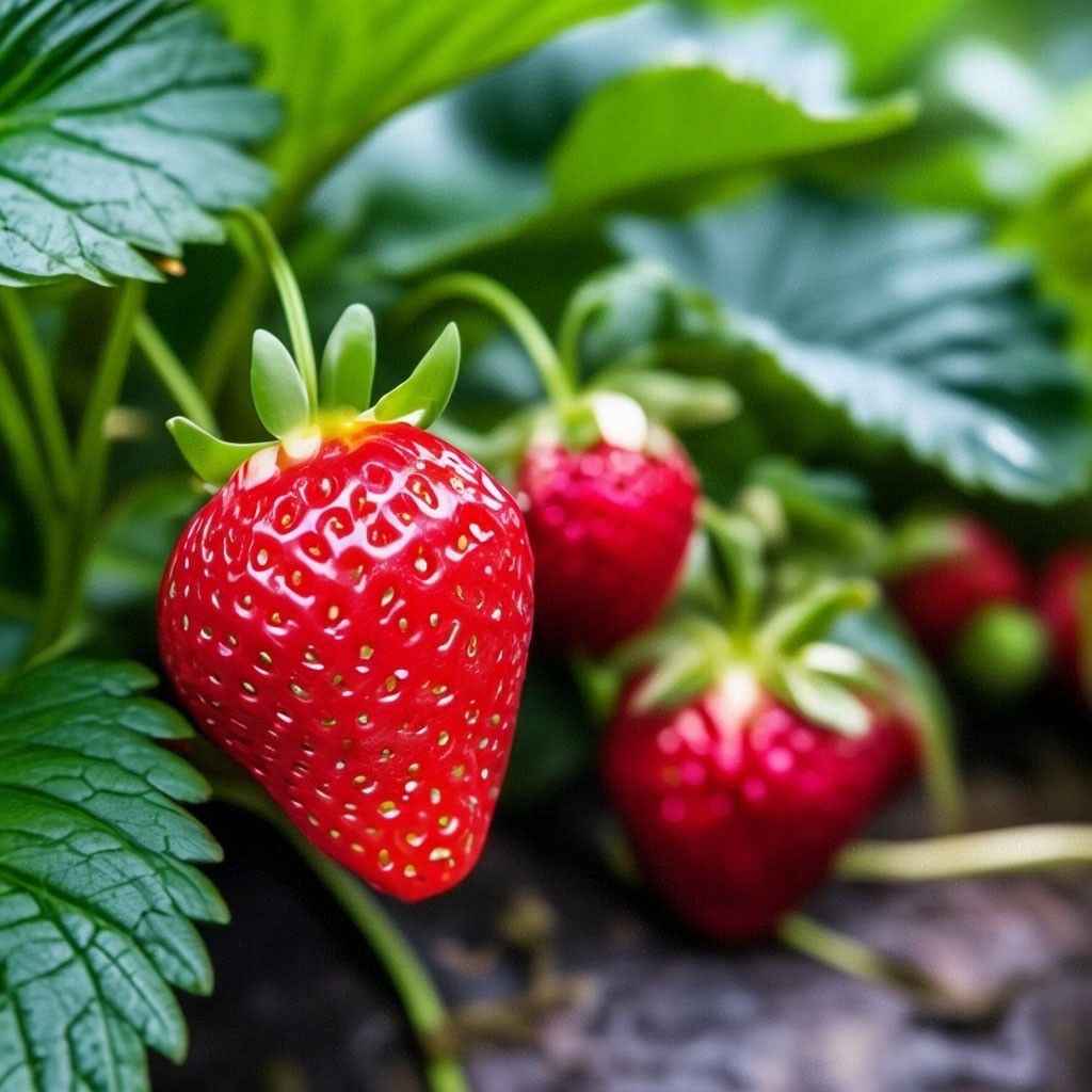 Фото спелой клубники