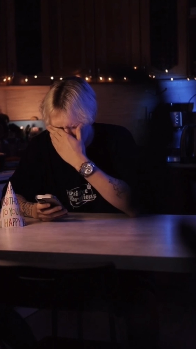 Съемка через растение