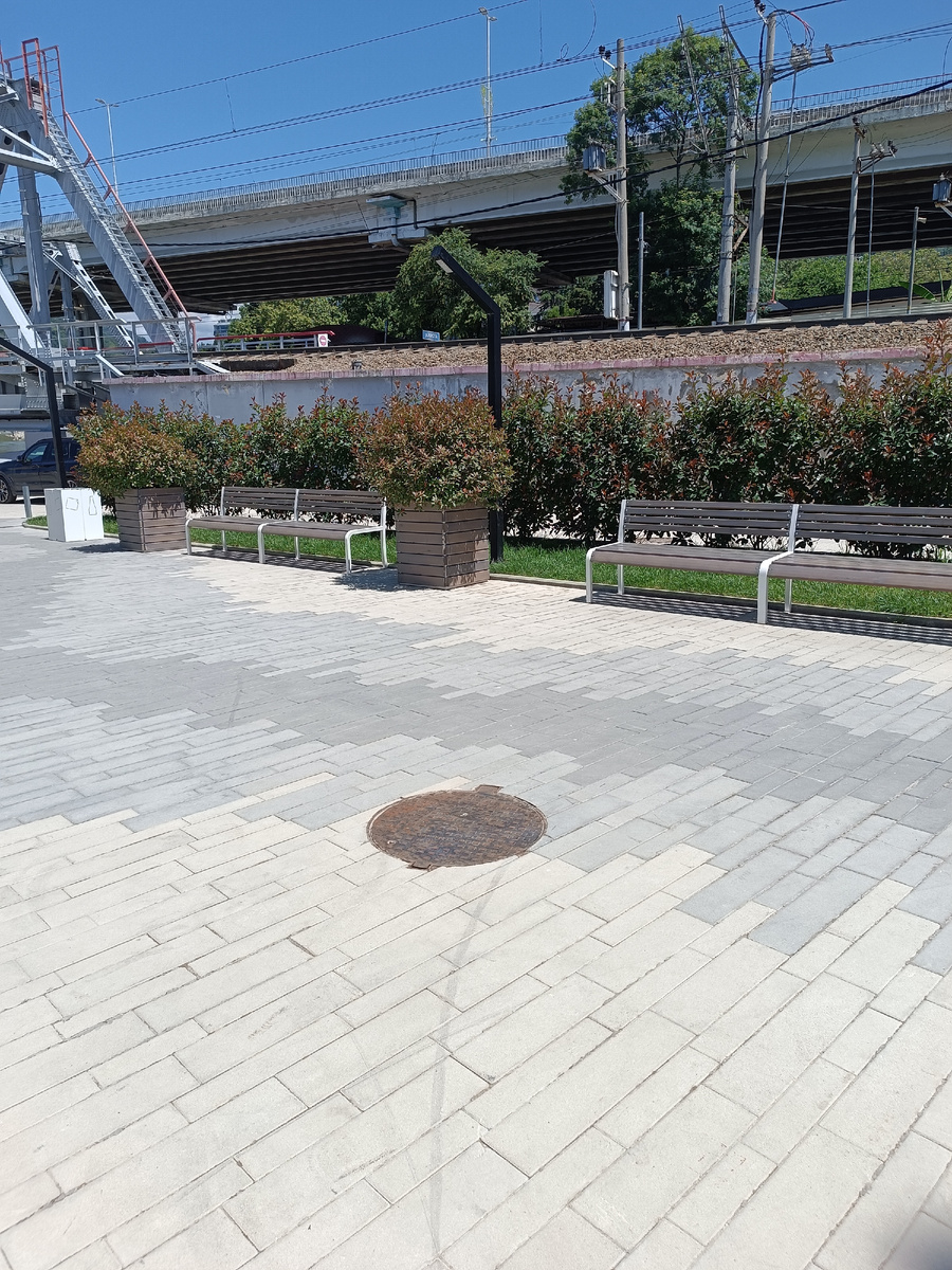 Здесь начинается пляж Волна